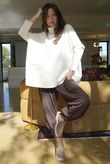 Balmoral Cargo Pocket Knit Jumper Ecru /24 =